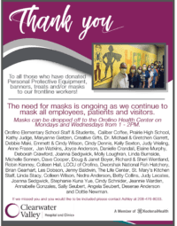 PPE Thank You + Request