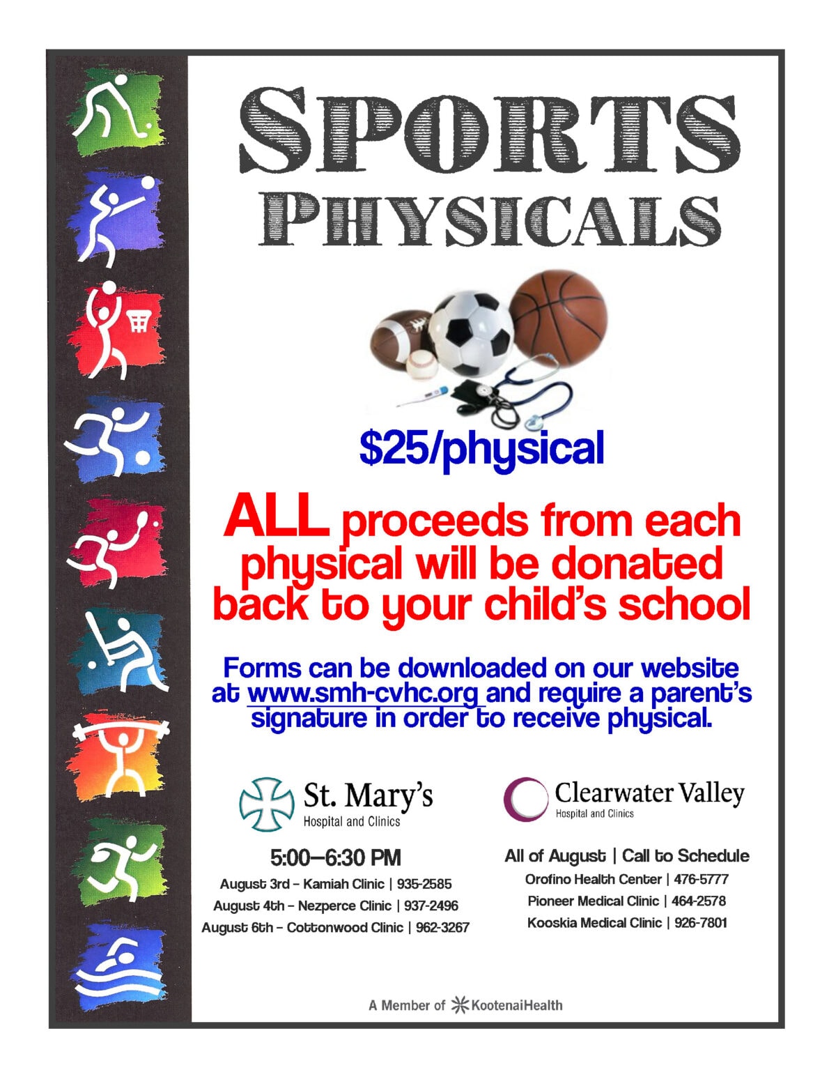 Sports Physicals Forms Now Available For Download St. Mary's Health