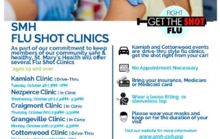 SMH Flu Shot Clinics 2022
