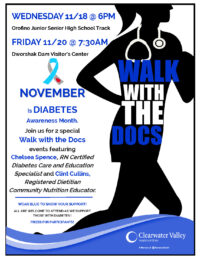 Walk with the Docs Flyer_Diabetes2020