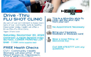 Drive Thru Flu Shot Clinic 2023